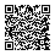 QR Code for Phone number +2697474586