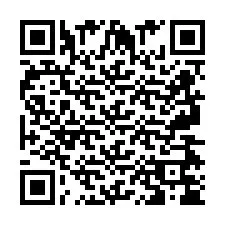QR Code for Phone number +2697474608