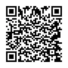 QR Code for Phone number +2697474669