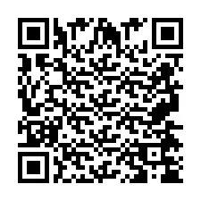 QR Code for Phone number +2697474697