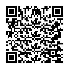 QR-Code für Telefonnummer +2697474714