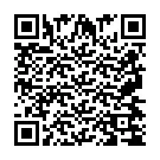 QR-code voor telefoonnummer +2697474723