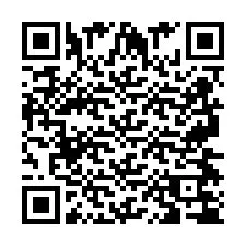QR Code for Phone number +2697474726