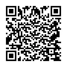 QR Code for Phone number +2697474727