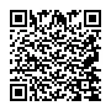 QR Code for Phone number +2697474777