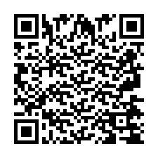 QR Code for Phone number +2697474790