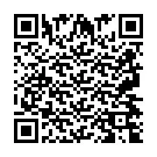 QR Code for Phone number +2697474829