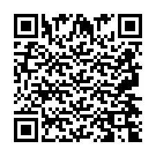 QR Code for Phone number +2697474869