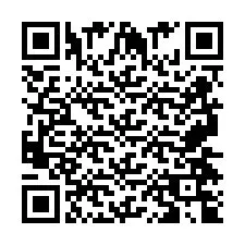 QR Code สำหรับหมายเลขโทรศัพท์ +2697474877