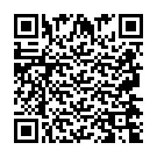 QR Code for Phone number +2697474892