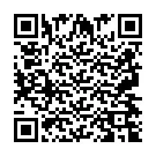 QR Code pour le numéro de téléphone +2697474929