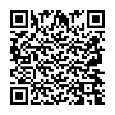 QR Code for Phone number +2697474938