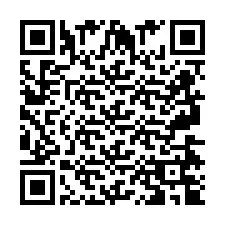 Código QR para número de telefone +2697474940