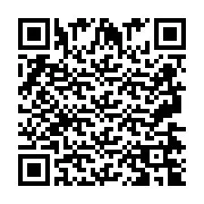 QR код за телефонен номер +2697474941