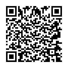 QR Code for Phone number +2697474980