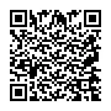 QR Code for Phone number +2697474983