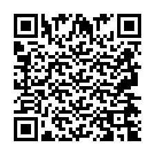 QR-Code für Telefonnummer +2697474989