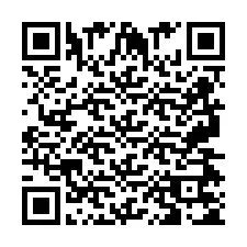 QR Code for Phone number +2697475009