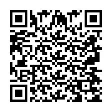 QR Code pour le numéro de téléphone +2697475068