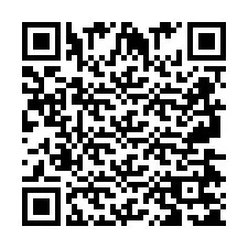 QR-Code für Telefonnummer +2697475144