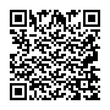 QR-code voor telefoonnummer +2697475155