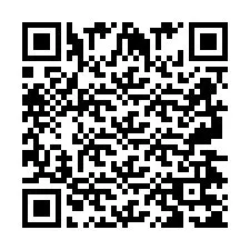 Código QR para número de teléfono +2697475158