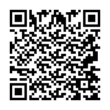 QR код за телефонен номер +2697475175