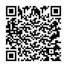 QR-code voor telefoonnummer +2697475181