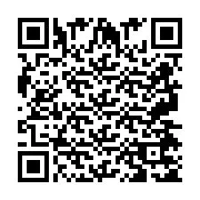 QR Code pour le numéro de téléphone +2697475199