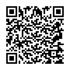 QR Code pour le numéro de téléphone +2697475201