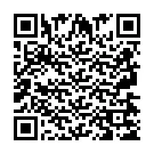 QR-code voor telefoonnummer +2697475210