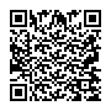 QR код за телефонен номер +2697475225