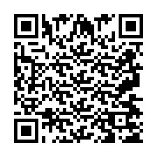 QR код за телефонен номер +2697475231