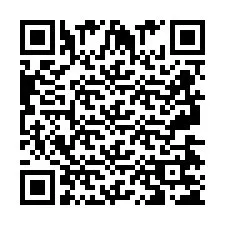 QR Code สำหรับหมายเลขโทรศัพท์ +2697475240