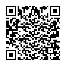 QR-code voor telefoonnummer +2697475258