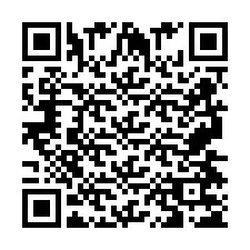 QR Code for Phone number +2697475267