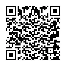 Código QR para número de teléfono +2697475285