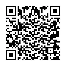 Código QR para número de teléfono +2697475289