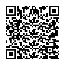 QR-код для номера телефона +2697475308