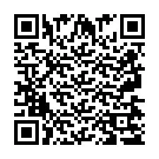 Código QR para número de teléfono +2697475310