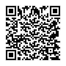 Código QR para número de telefone +2697475316