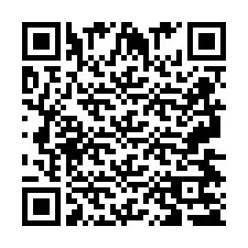 QR Code for Phone number +2697475325