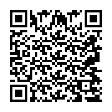 QR-Code für Telefonnummer +2697475329