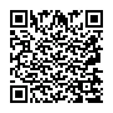 QR Code for Phone number +2697475340