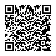 QR Code for Phone number +2697475347