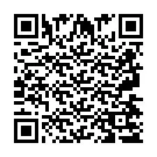 QR Code pour le numéro de téléphone +2697475360