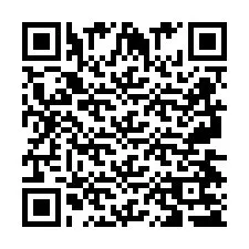 QR Code สำหรับหมายเลขโทรศัพท์ +2697475364