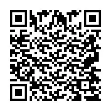 QR-код для номера телефона +2697475367