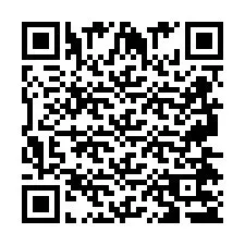 QR-код для номера телефона +2697475392