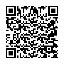 QR Code สำหรับหมายเลขโทรศัพท์ +2697475408